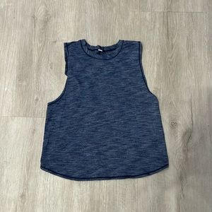Lululemon crossed back cropped tank